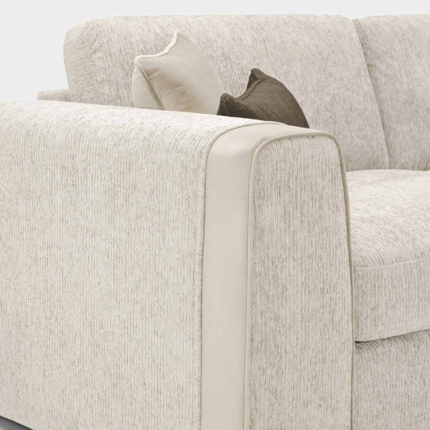 Naples Sofa Beige 2 Seater - Image 4