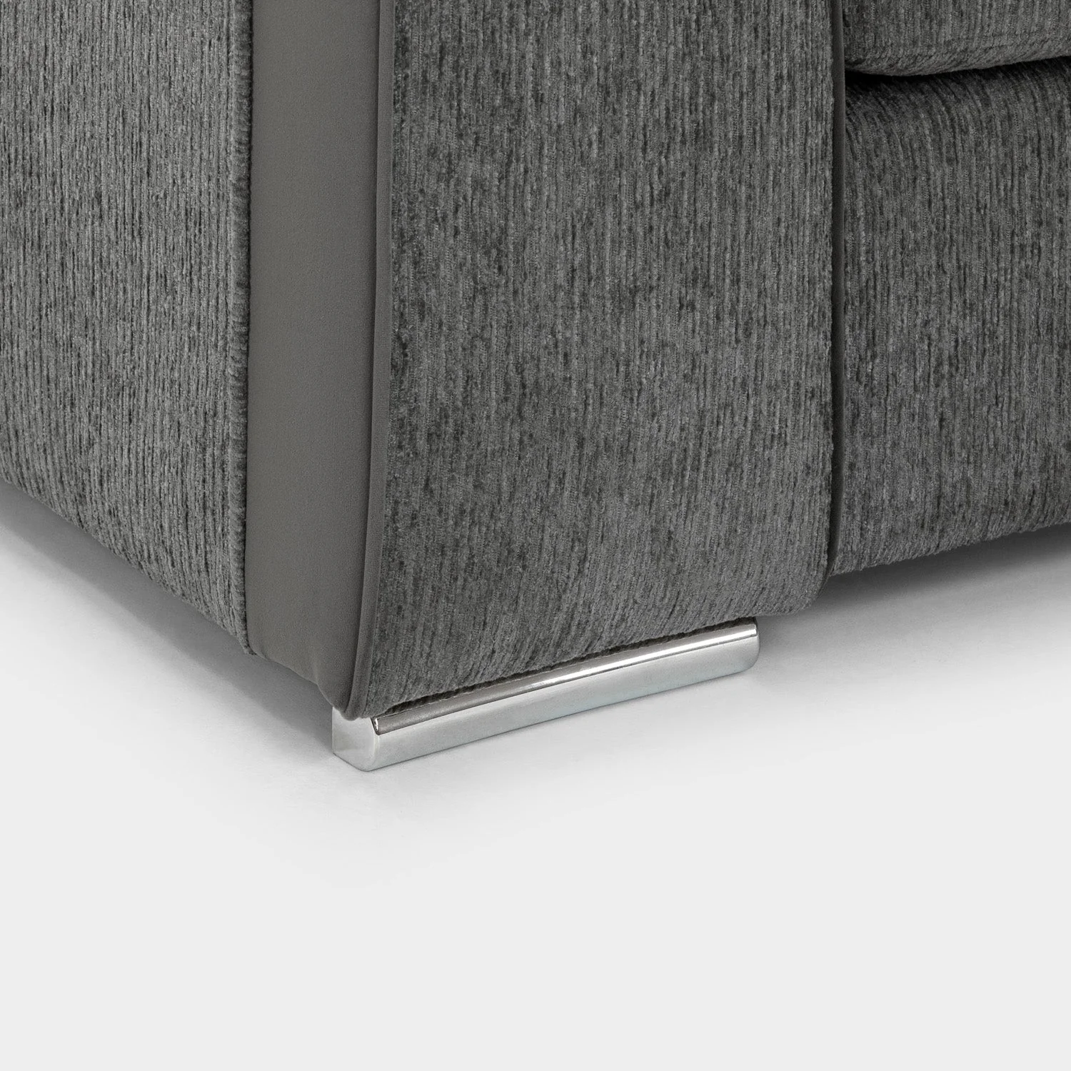 Naples Sofa Grey 3 Seater - Image 5