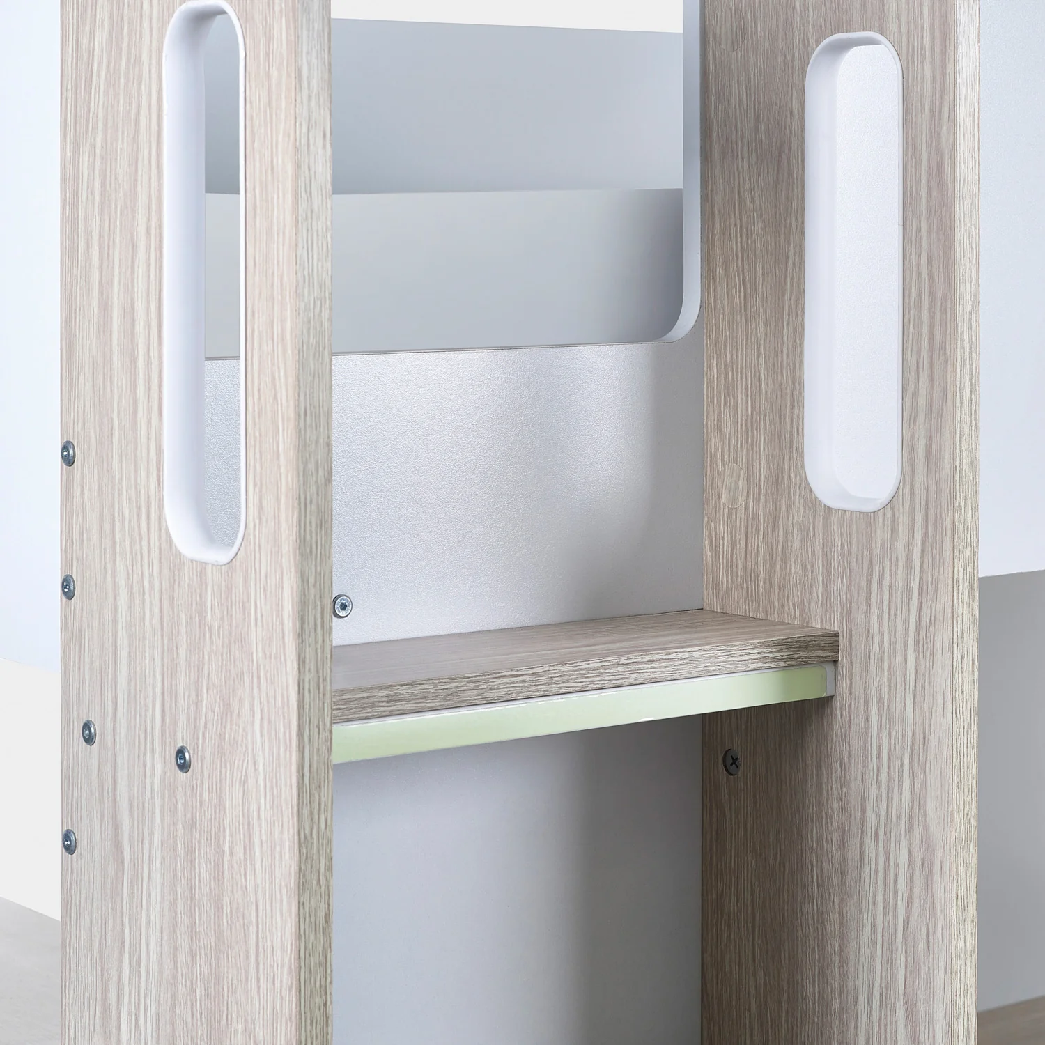 Oasis Highsleeper Bed Wood & White - Image 6
