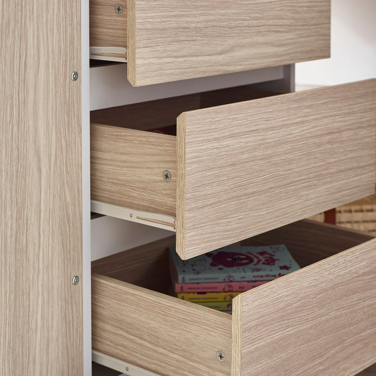Oasis Highsleeper Bed Wood & White - Image 8
