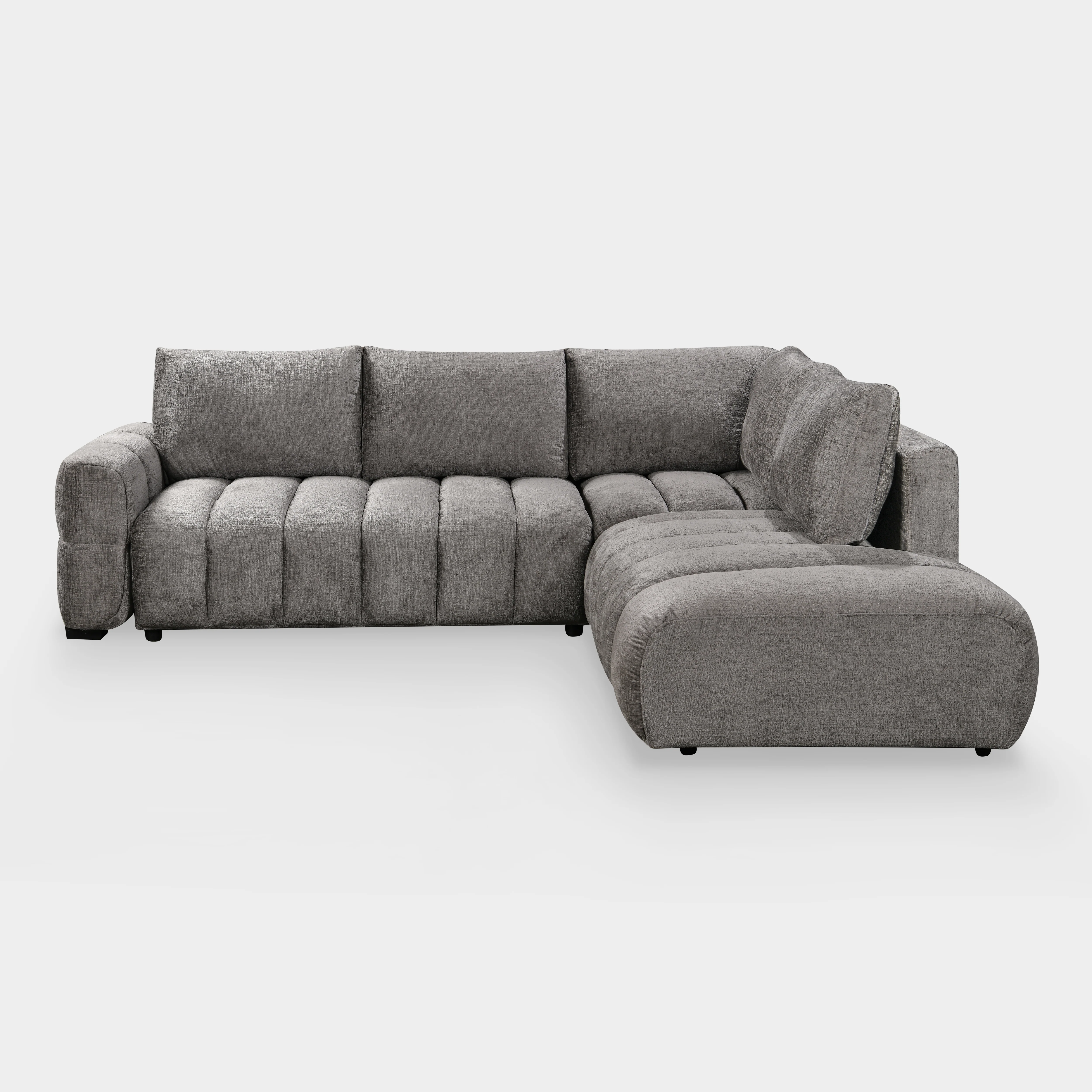 Oren Sofa Right Hand Facing Corner Grey - Image 2