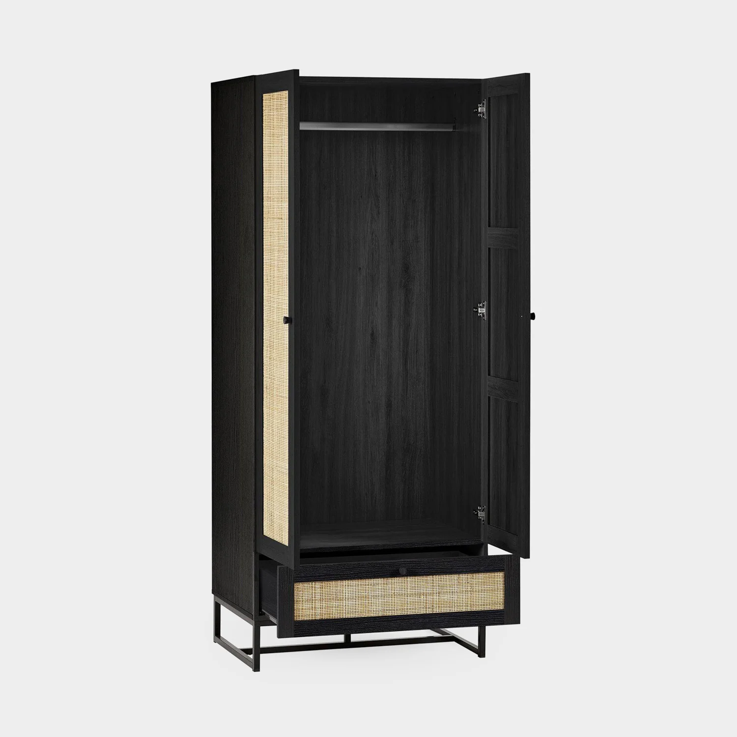 Philippa Wardrobe Black - Image 3