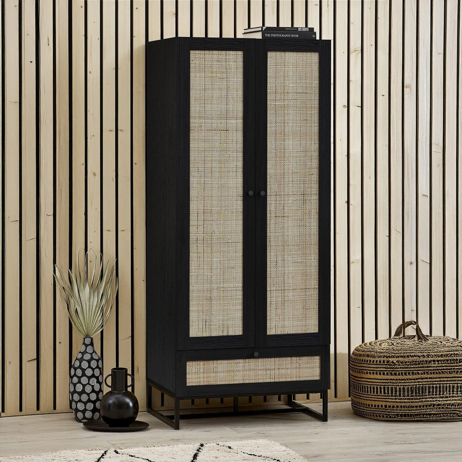 Philippa Wardrobe Black - Image 6
