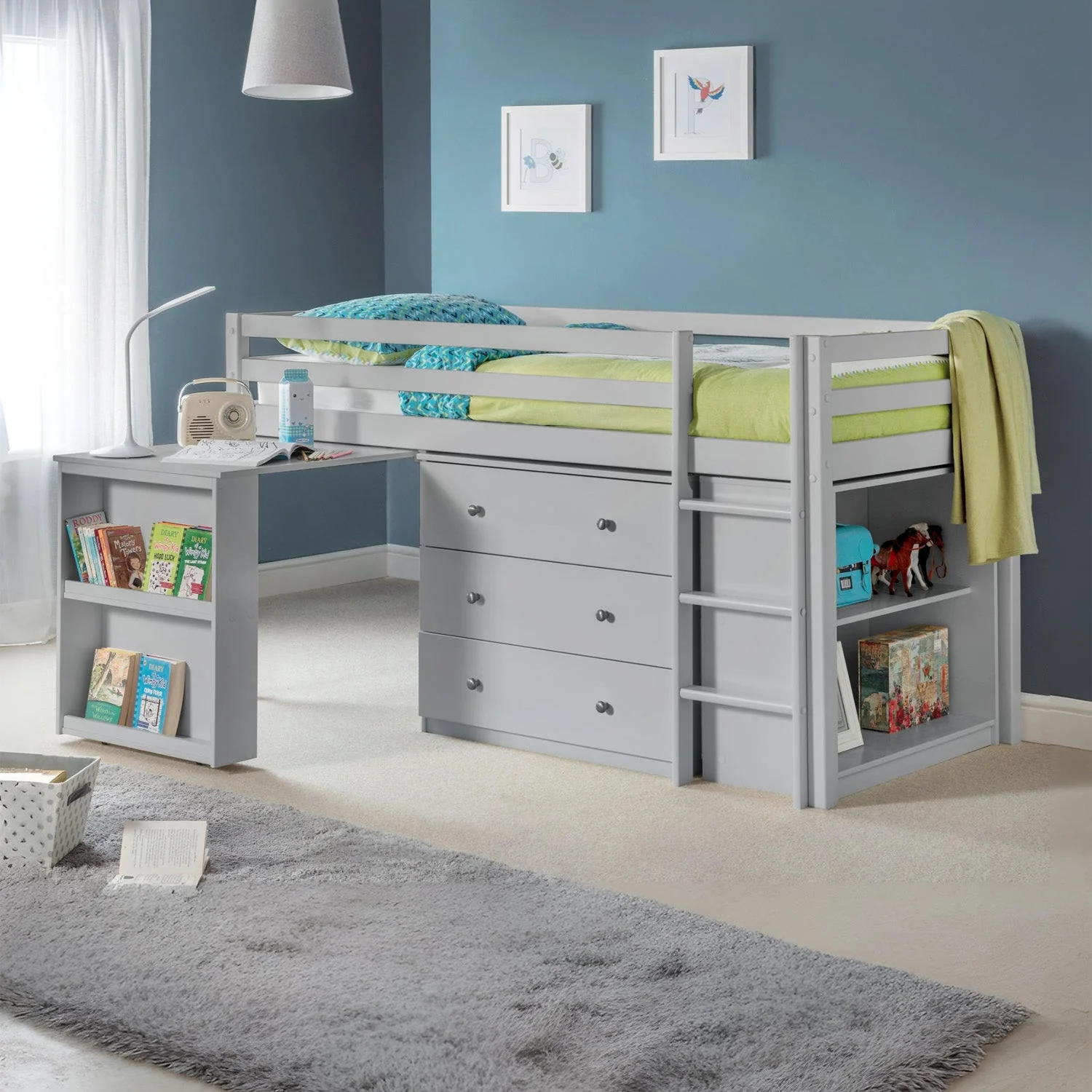 Reef Sleepstation Bed Dove Grey