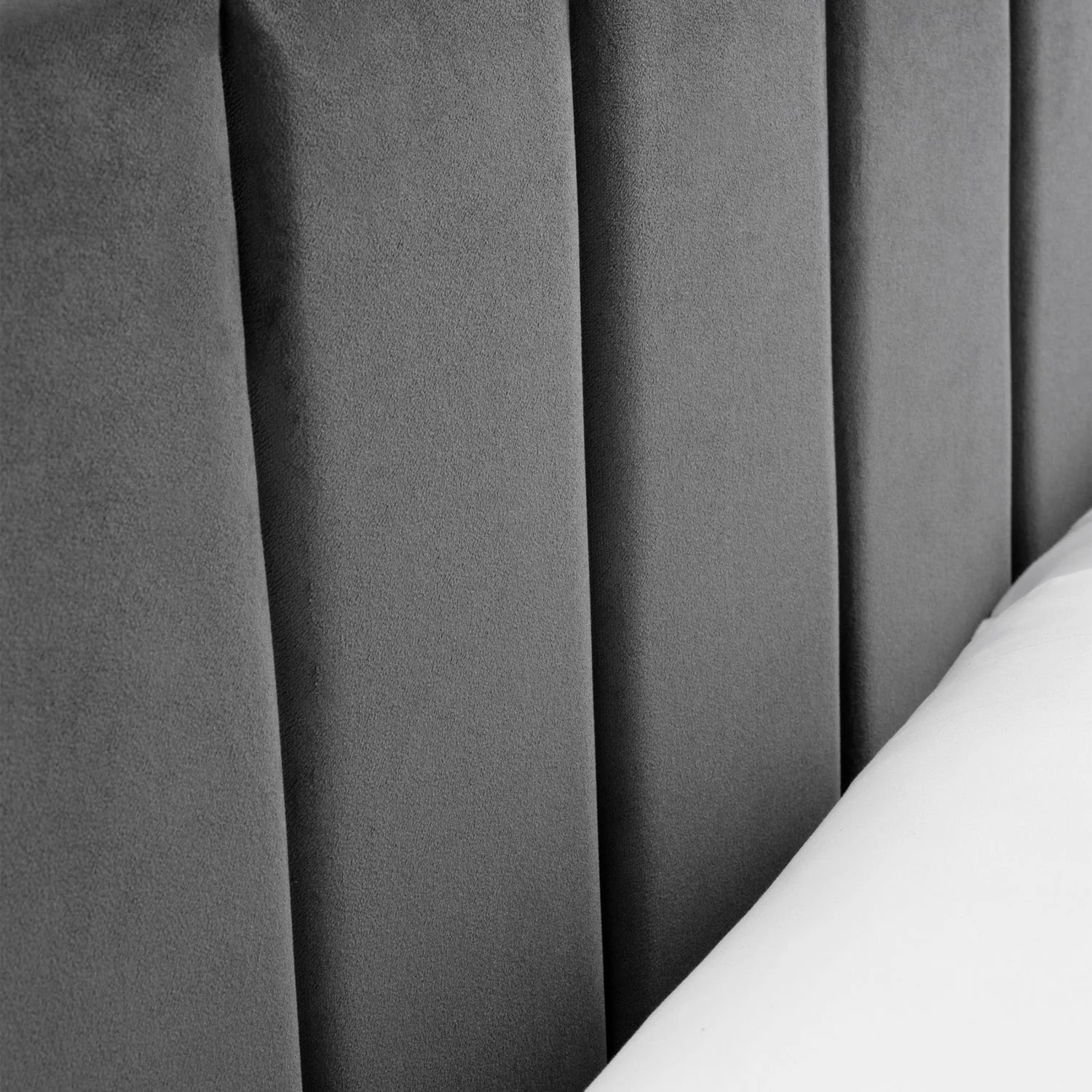 Rhea Bed Frame Double Grey - Image 7