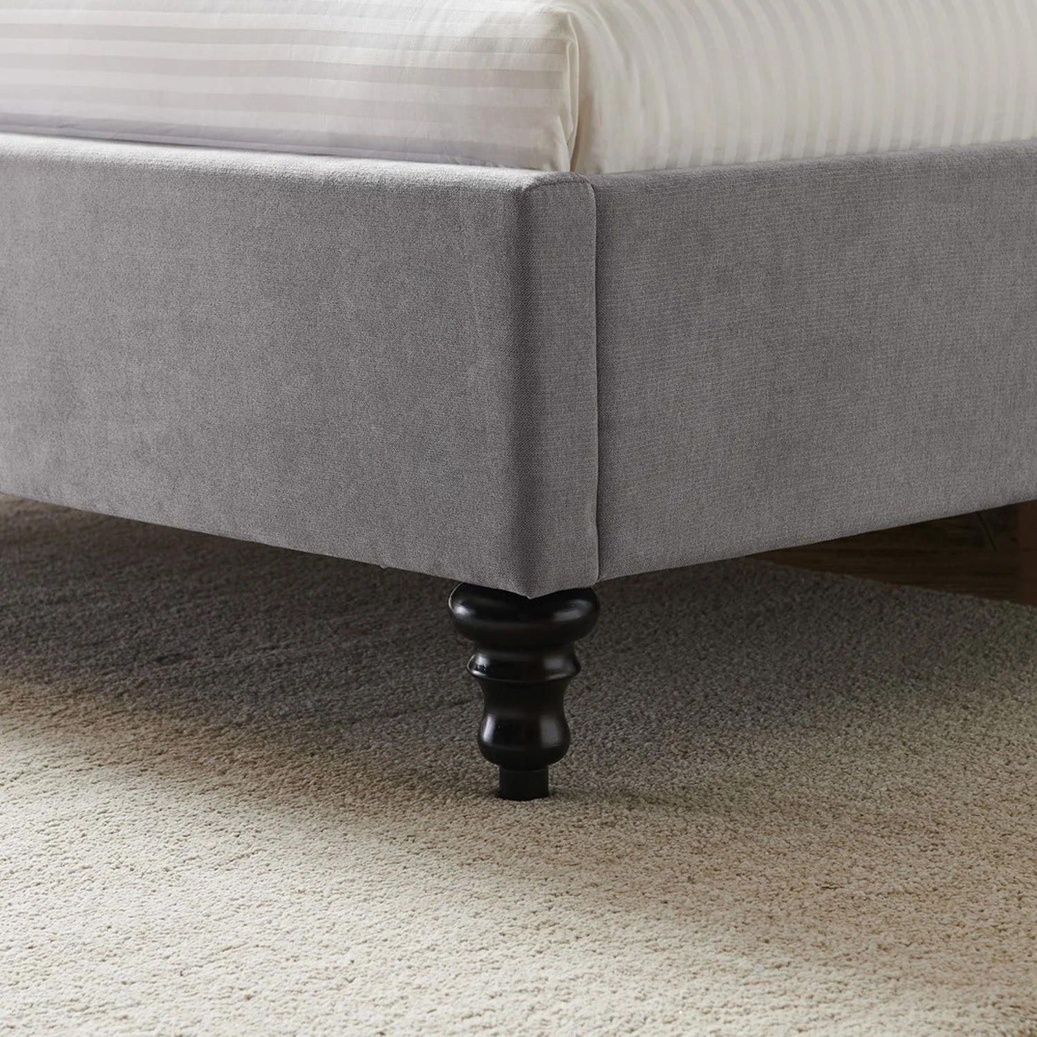 Rosa Bed Frame King Light Grey - Image 3
