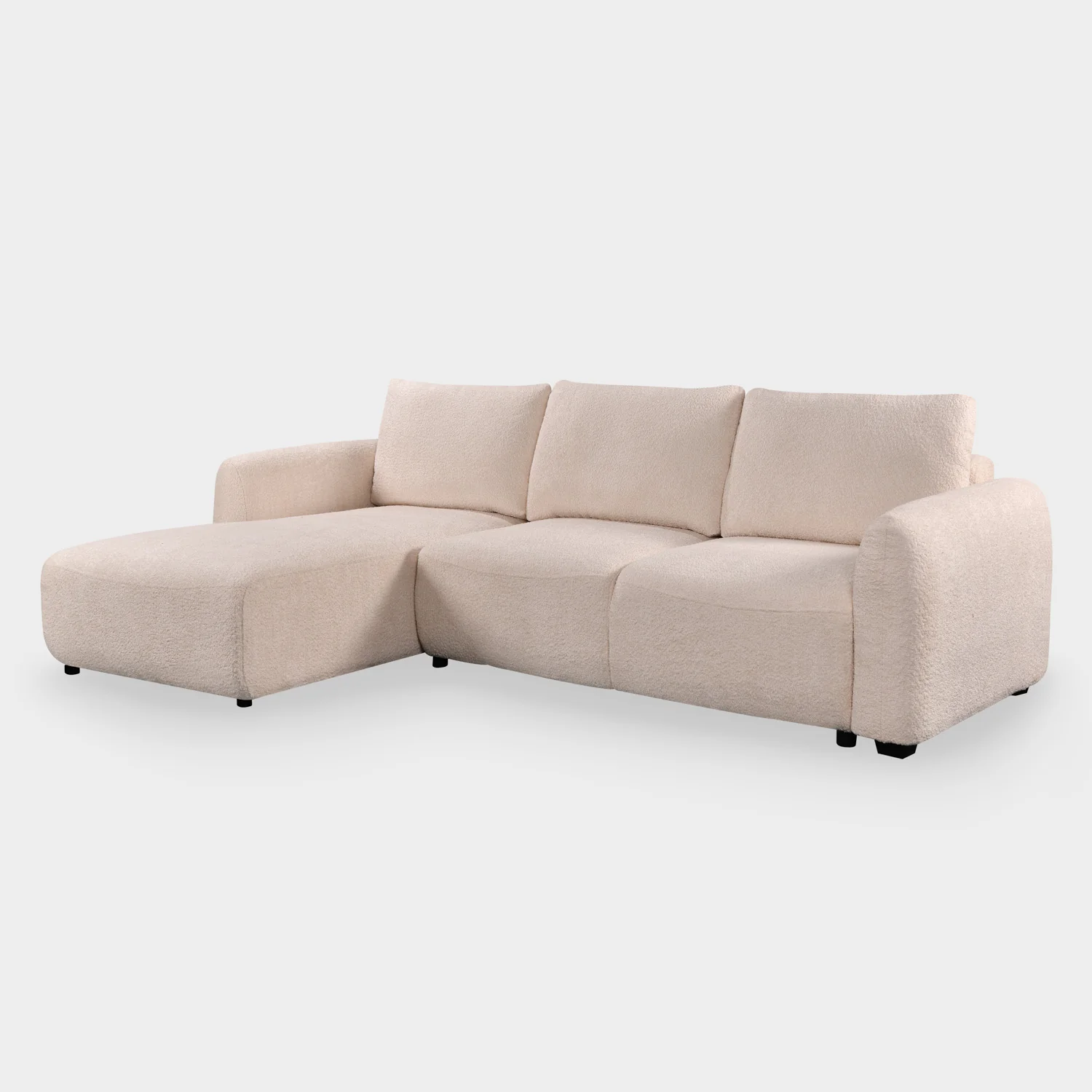 Sage Sofa Bed Left Hand Facing Corner Beige - Image 3
