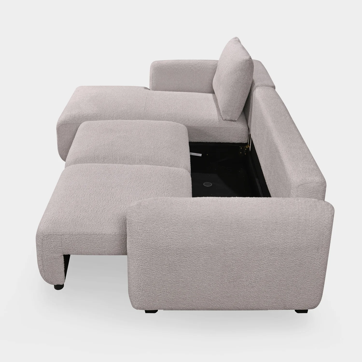 Sage Sofa Bed Left Hand Facing Corner Graphite - Image 8