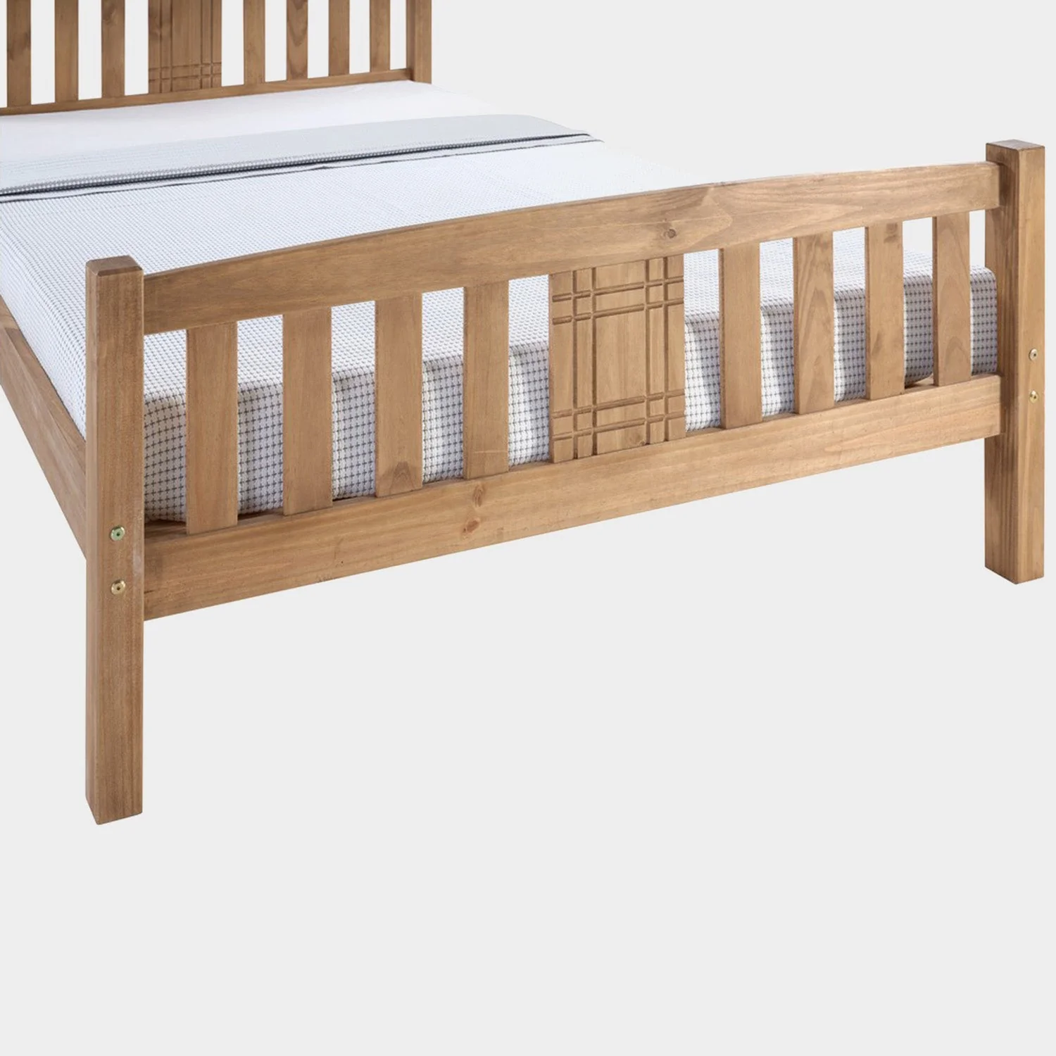 Sedna Bed Frame Single Pine - Image 3