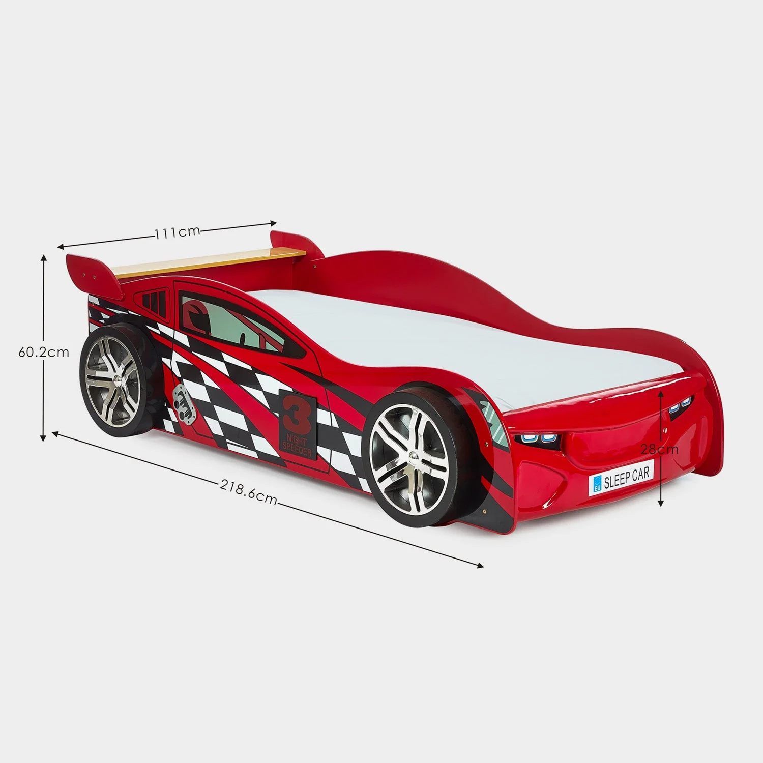 Skylar Racer Bed Red - Image 6