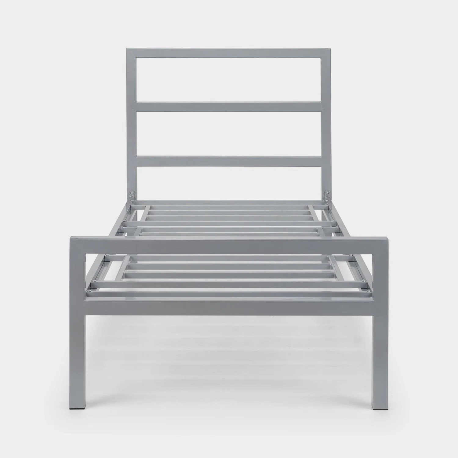 Soieil Bed Frame Single Silver - Image 4
