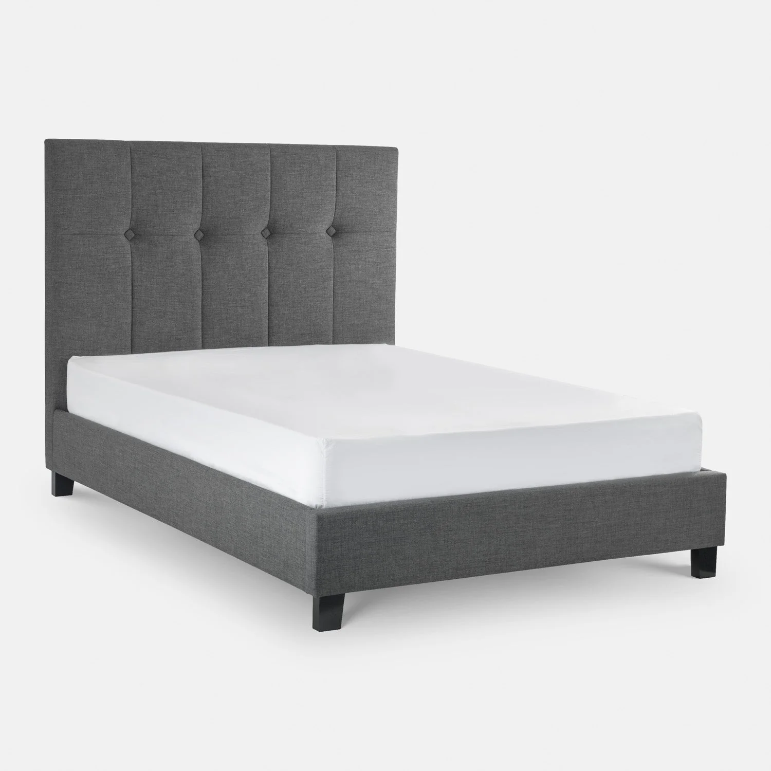 Sorin Bed Frame Double Slate Linen - Image 3