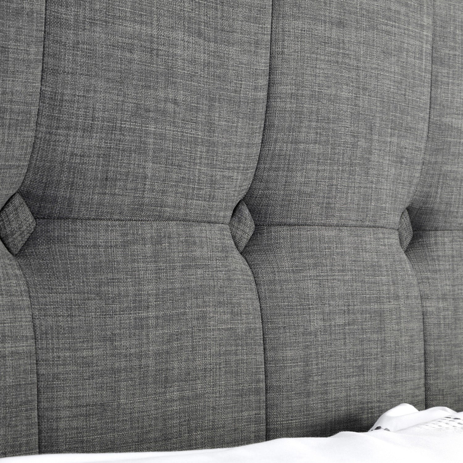 Sorin Bed Frame Double Slate Linen - Image 5