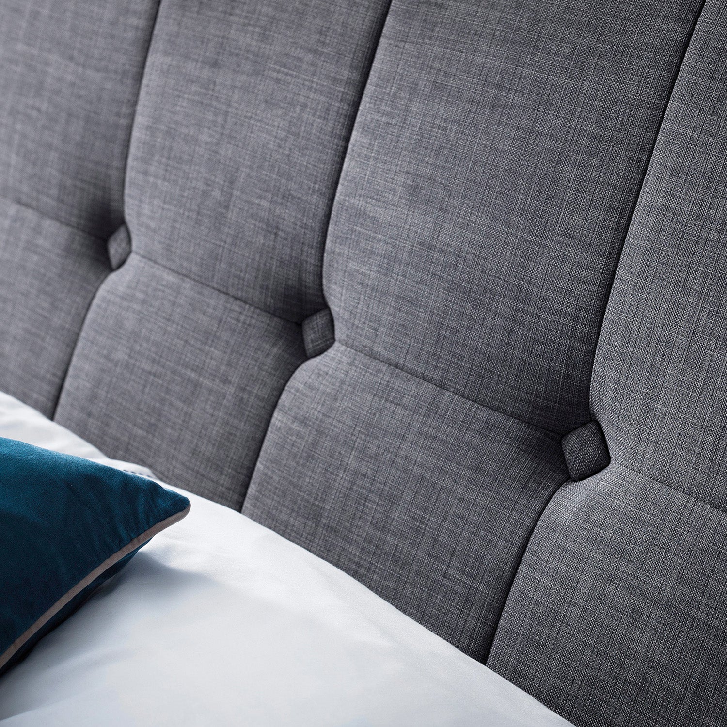 Sorin Bed Frame Double Slate Linen - Image 6