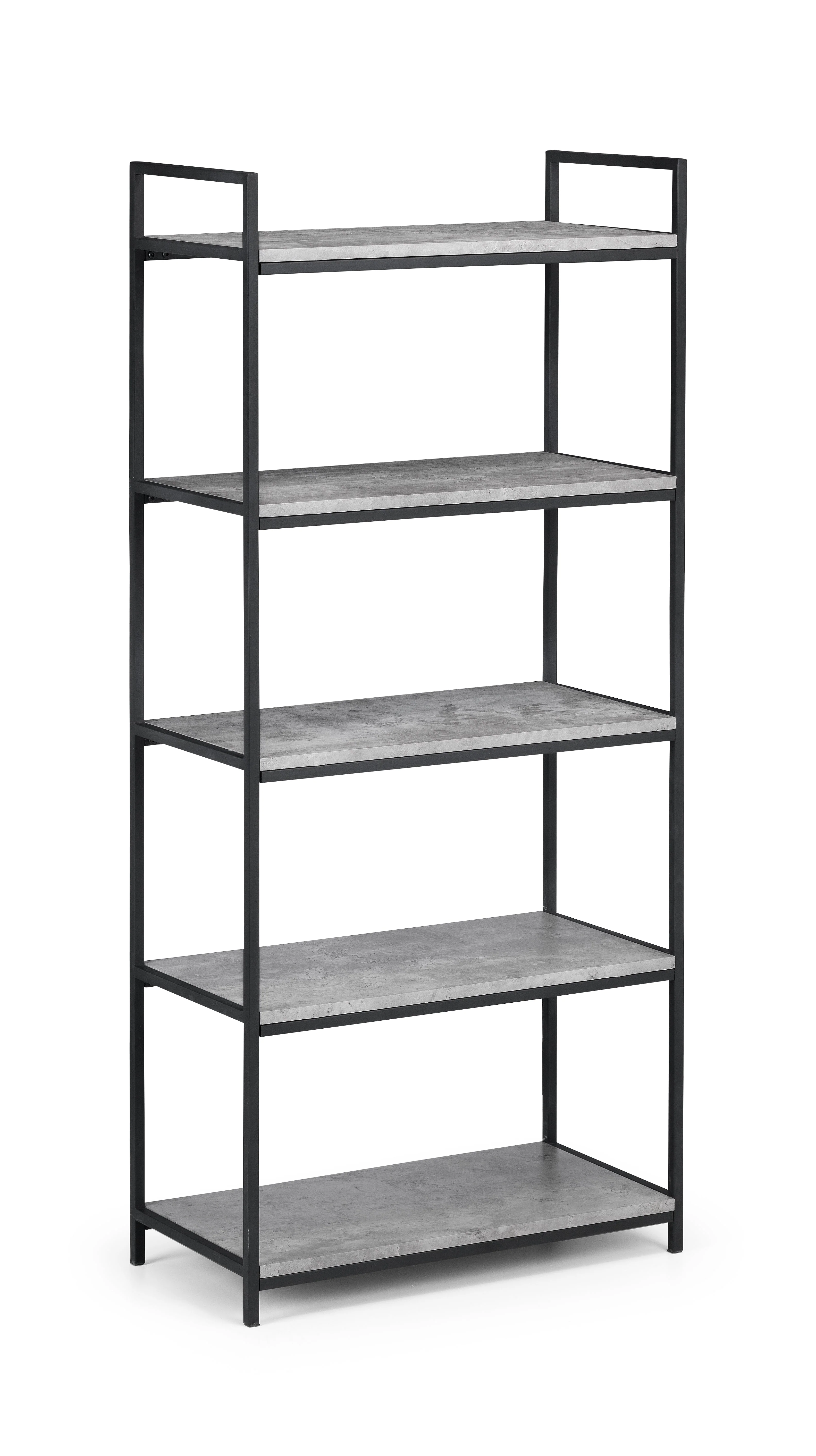 Tala Tall Concrete Bookcase Concrete/Black - Image 2