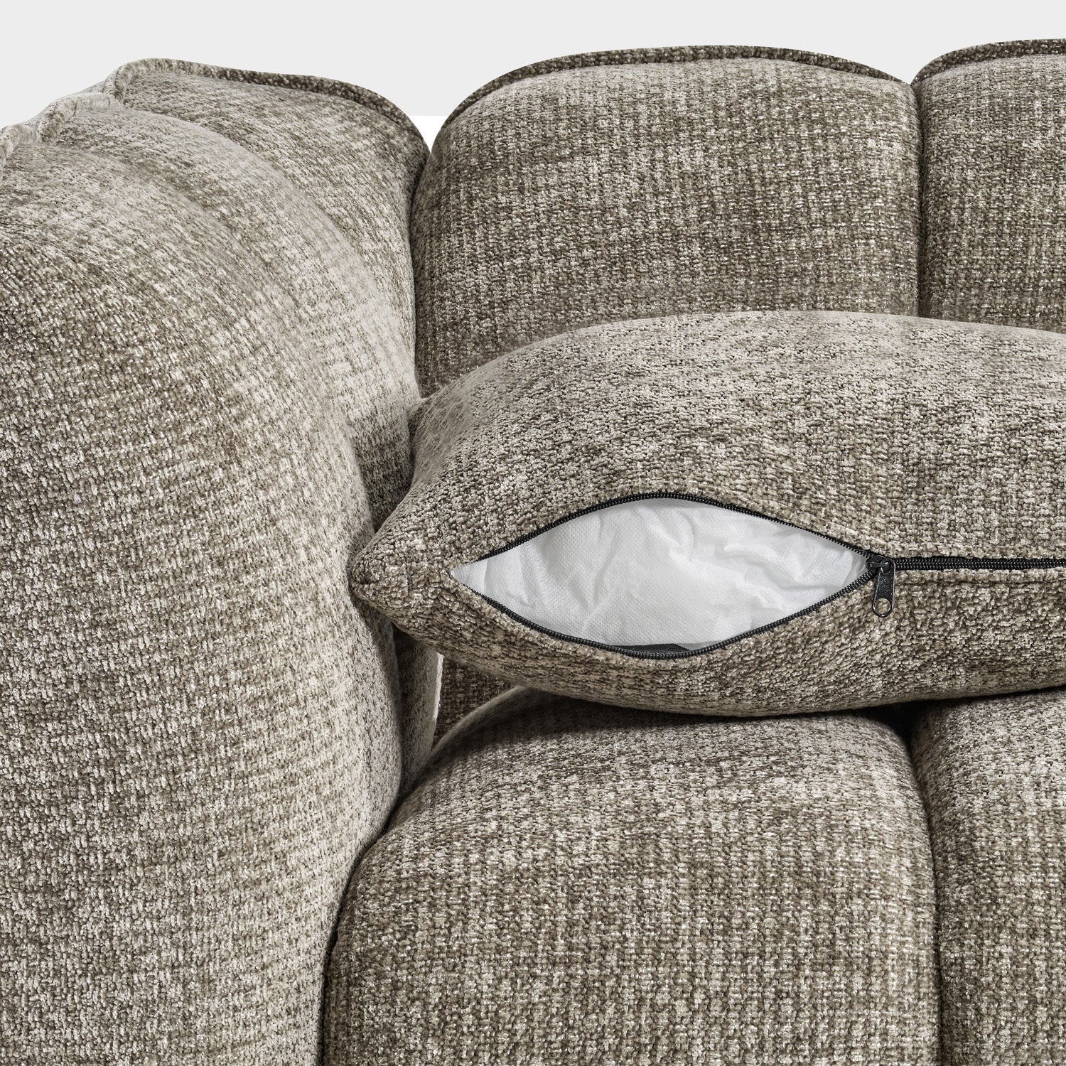 Venice Sofa Mocha 3 Seater - Image 3