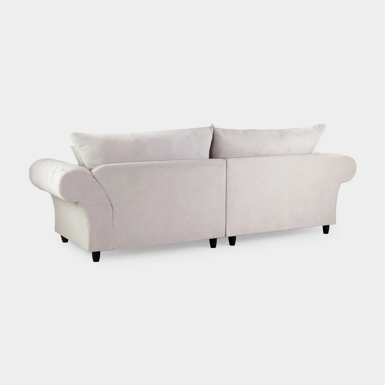 Windsor Fullback Sofa Stone 4 Seater - Image 3